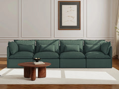 4 Seater / Sofa / Dark Green