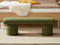 Vert Upholstery Bench 140cm - Fern Green
