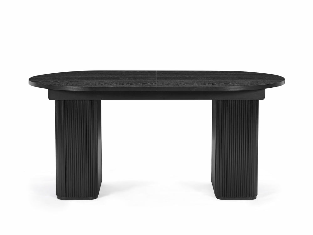 Tate 6/8/10 Seater Extendable Black Dining Table Set