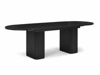 Tate 6/8/10 Seater Extendable Black Dining Table Set