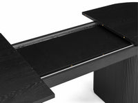 Tate 6/8/10 Seater Extendable Black Dining Table Set